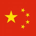 Chinese Flag Square